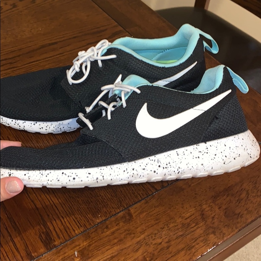 Black and Light blue Nike’s